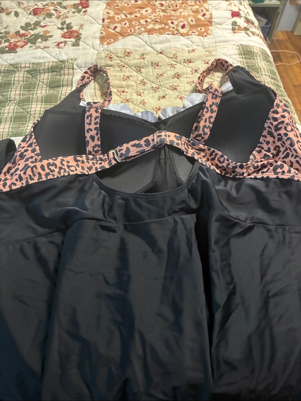 Leopard Print Bustier Swim tankini set - Picture 5 of 6